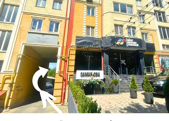 Сучасна Світла Квартира-Студія З Кондиціонером Czernowitz