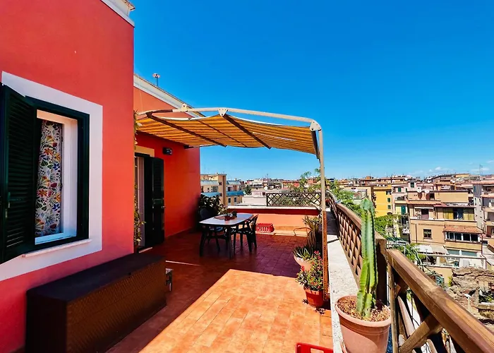 Casa Del Vento Panoramic Rooftop Rooms - Metro C To Colosseo Rom