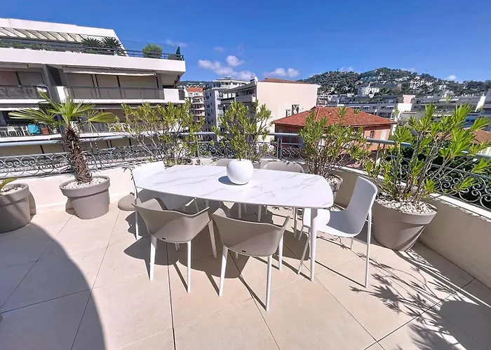 Fantastic Penthouse 3 Bedroom Croisette 406 Cannes