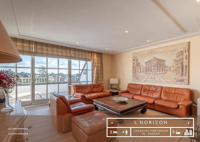 Penthouse Duplex 2 Chambres Chaleureux Et Familiale Vue Sur Le Zoute A Knokke By La Conciergerie