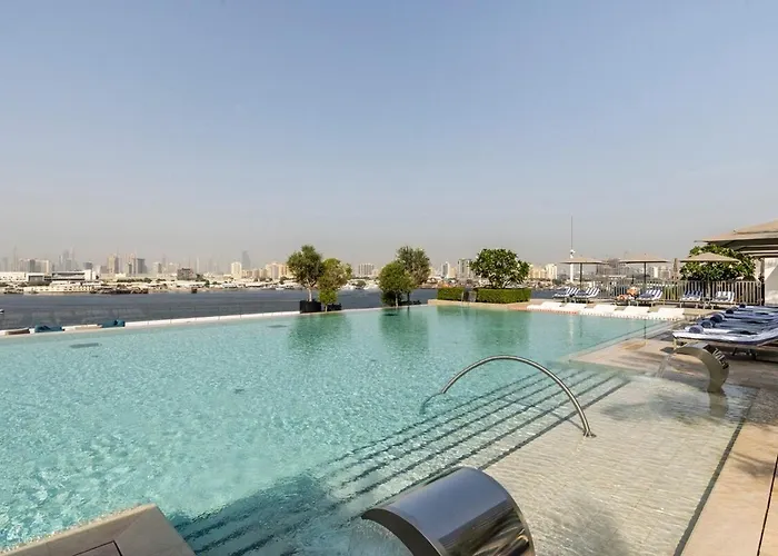 Ferienwohnung Iconic 3Bhk I Stunning Creek Views I Sleep Up To 6 Guests I High Floor I Pool I Free Parking I Pet Friendly I Dubai