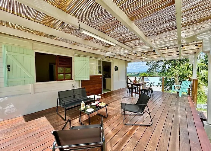 Casita, Maison Creole, Jardin Privatif Et Terrasse Couverte Riviere-Salee