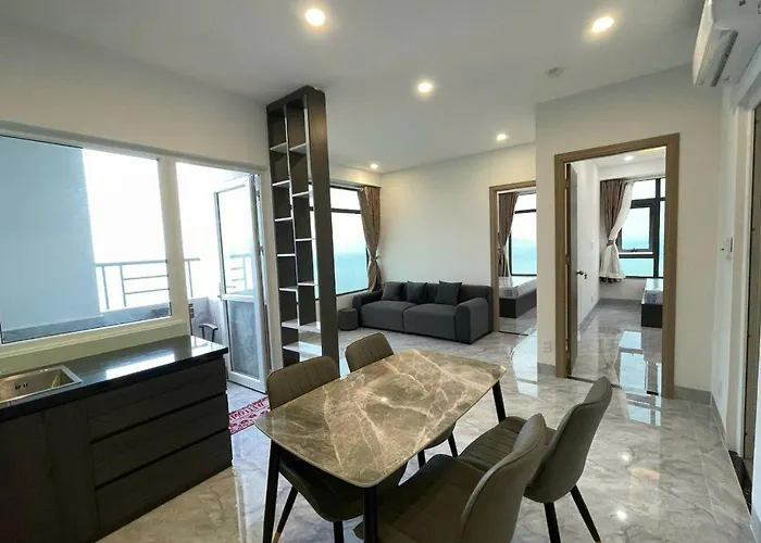 Alex Beachfront Panoramic Suite Apartment - 2 Bedroom 2 Bath Nha Trang