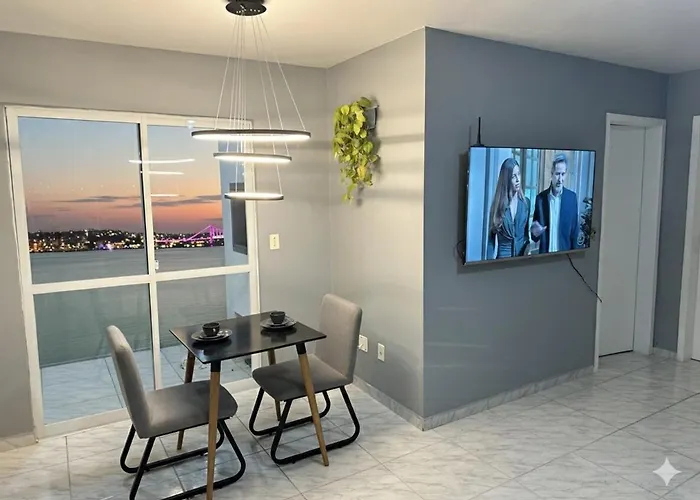 Ferienwohnung Florianopolis Beira Mar Com Vista Incrivel Pro Mar