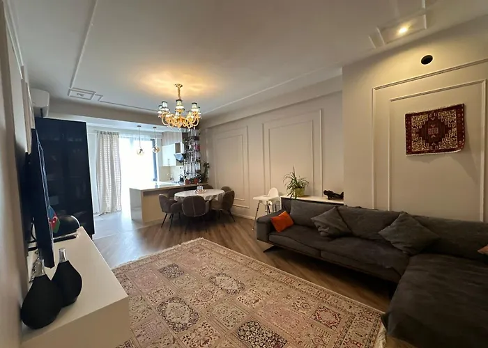 Modern 3-Room Apartment Located In City Center Baku