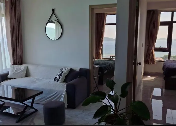 Alex Beachfront Panoramic Suite Apartment - 2 Bedroom 2 Bath Nha Trang