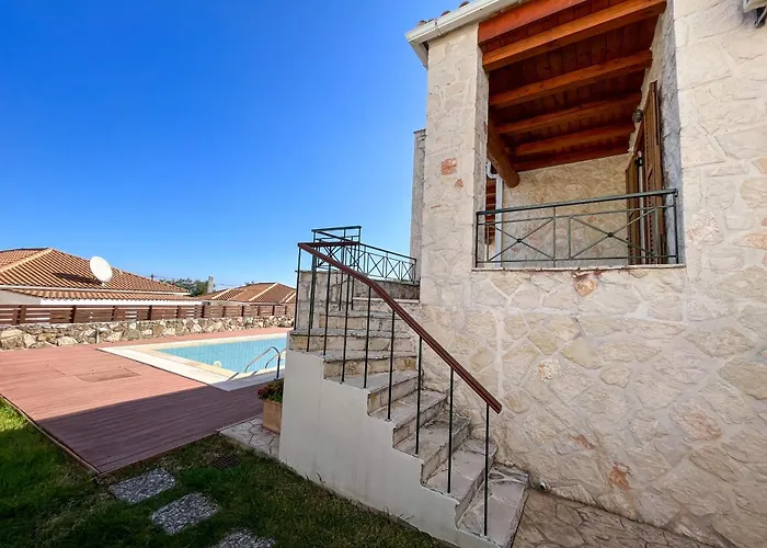Casa Livia - Secluded Stone Villa With Private Pool And Panoramic Sea Views Tragaki