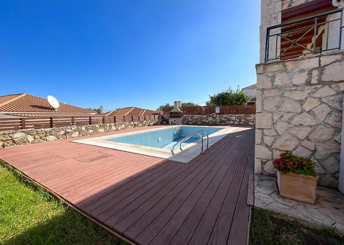 Casa Livia - Secluded Stone Villa With Private Pool And Panoramic Sea Views Tragaki