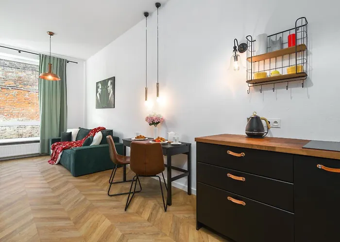 Golden Apartments In Warsaw - Stylish And Cozy Studio - Zabkowska A