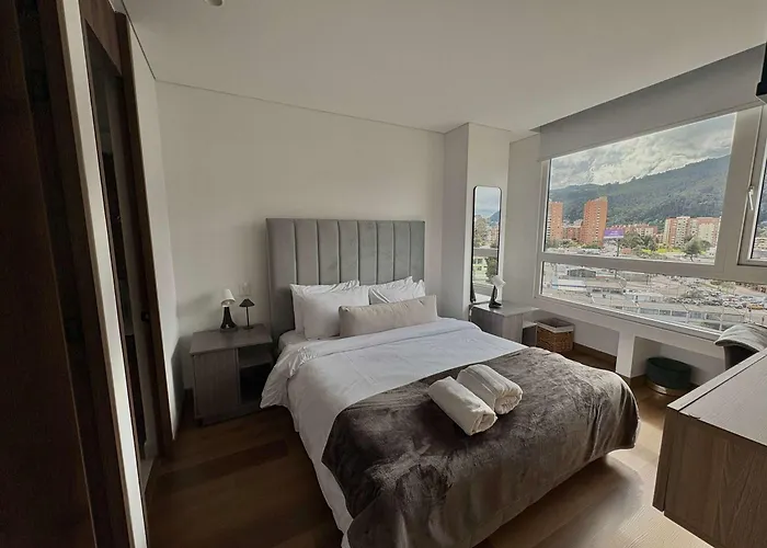 Stylish 2Br In Usaquen Peaceful Stay With Scenic Views Vou820 Bogotá
