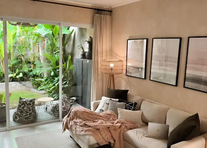 Designer Arch Home With Garden & Workspace Canggu Dalung 