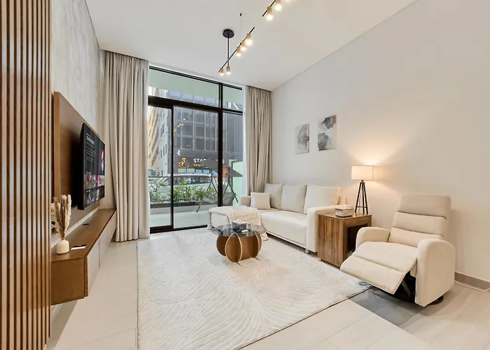 Elegant 2Br Ground Floor Escape In Binghatti Galaxy Jvc Dubai