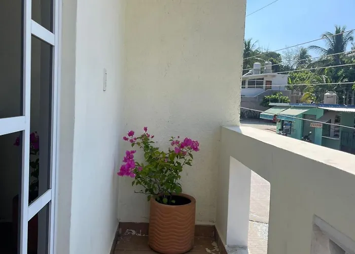 Confortable Casa De 3 Habitaciones Con Aire Acondicionado Puerto Escondido 