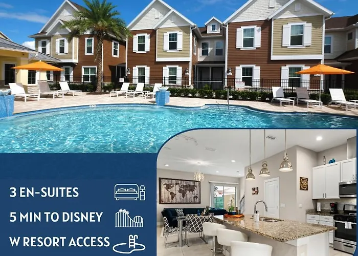 4 Bedrooms 3 En-Suites, 5 Min To Disney Smv158 Orlando
