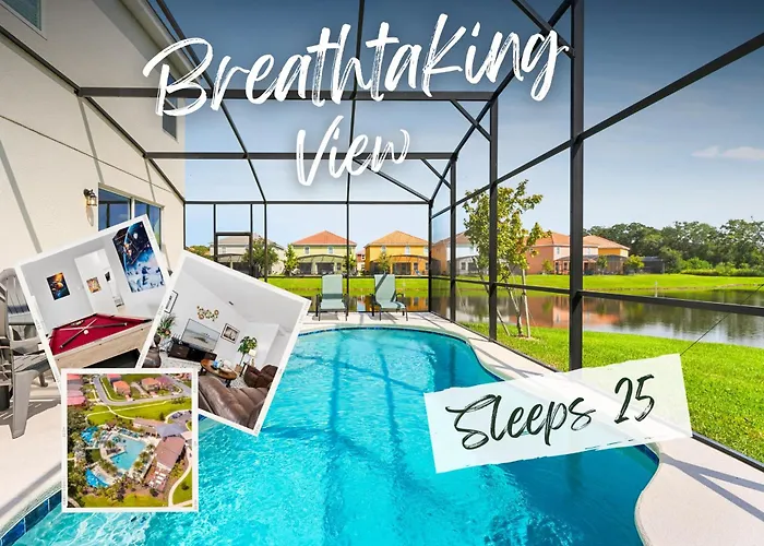 Lakeview Home Sleeps 25 Vpr103 Kissimmee