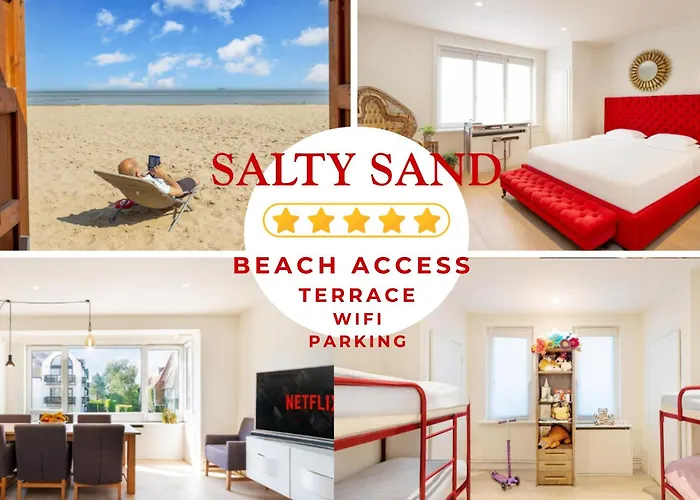 Het Zoute Zand - Parkeerplaats - Wifi - Comfort - Uitzonderlijke Locatie - Ideaal Voor Stellen En Gezinnen Knokke-Heist