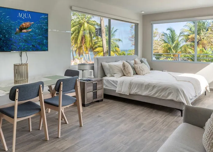 Aqua Terrazas Studio 7 - Beachfront Getaway With King Bed & Pool Dorado