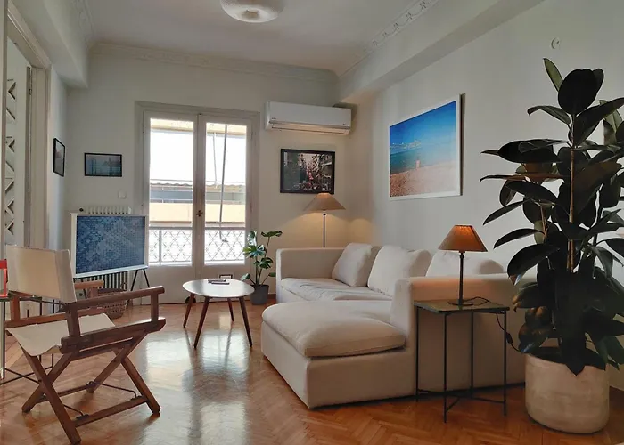 Stylish 1Br Apt With Retro Kitchen View Balcony Athen