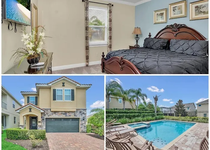 450 Paradise 8Bd Villa- Game Room Poolspa Orlando
