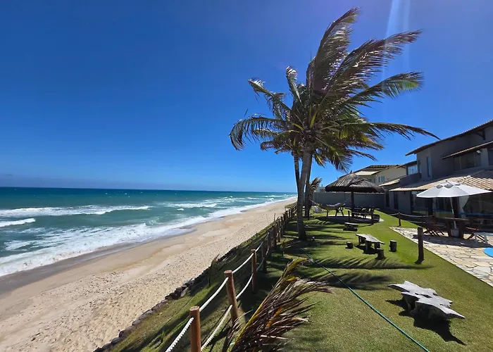 Condominio Exclusivo A Beira Mar - Casa De 04 Quartos Com Piscina E Churrasqueira Barra de São Miguel