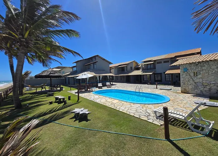 Condominio Exclusivo A Beira Mar - Casa De 04 Quartos Com Piscina E Churrasqueira Barra de São Miguel