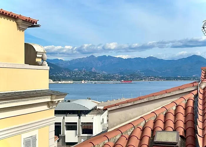 Studio Vue Mer - Centre Ajaccio - 150 M Coeur De Ville