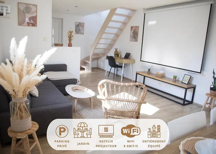 Maison Cosy 6P - Europa-Park & Colmar - Home Cinema Illhaeusern