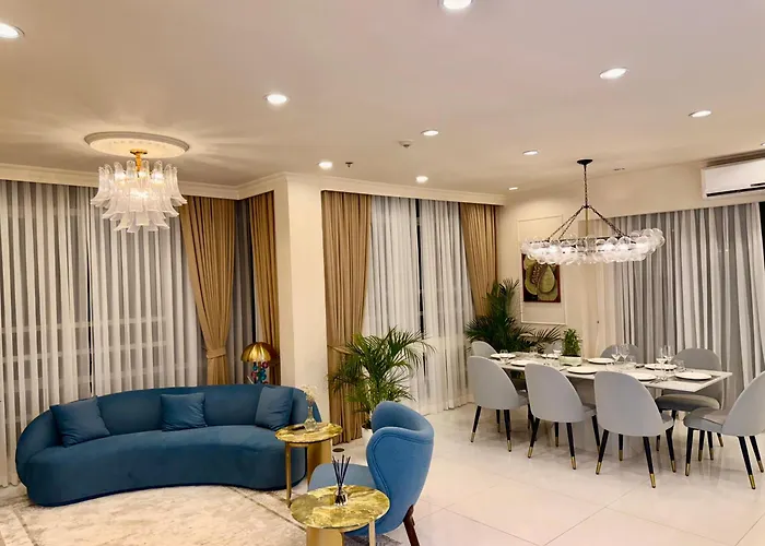 Ferienwohnung Elegant 4Br Penthouse In Bgc Manila