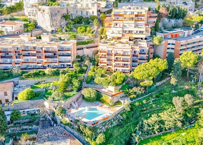 Studio Pour 4 Avec Wi-Fi Inclus, Vue Sur Mer A Roquebrune-Cap-Martin - Fr-1-827-64