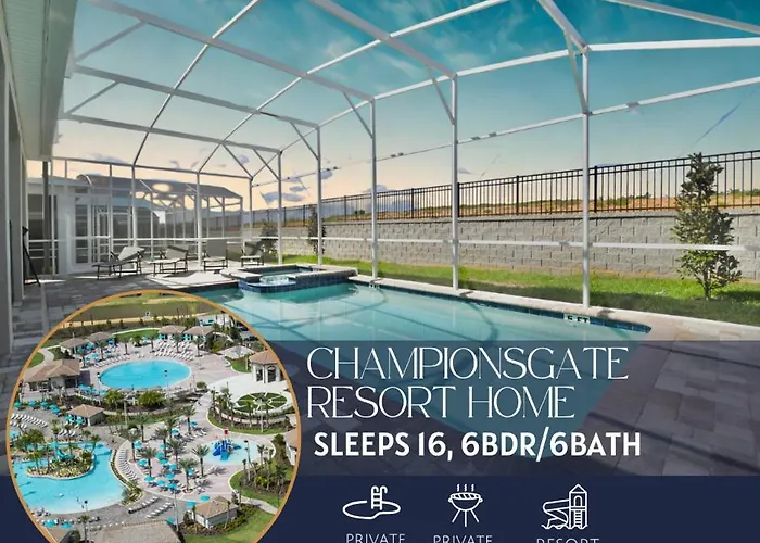 Villa Modern Oasis Near Shopping N Golf Course W Pool Kissimmee