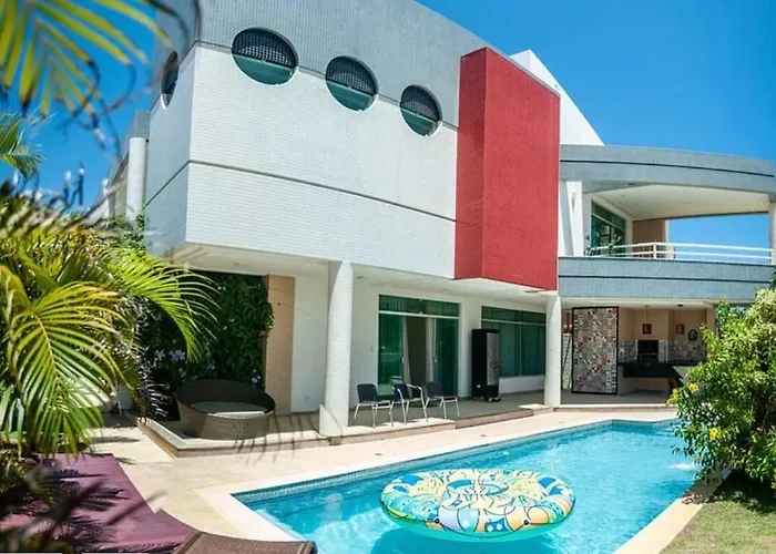 Casa 5 Quatos Com 4 Suites, Piscina, Condominio Frente Mar! Aracaju