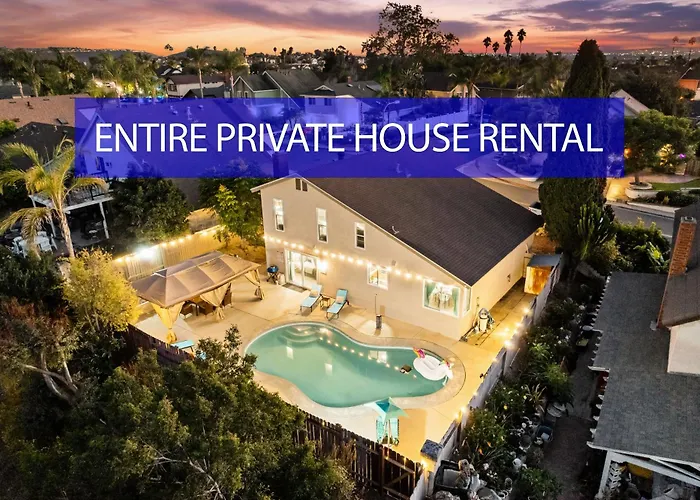 Entire Private House With Garage, Pool, King Bed, Gated Yard, 4 Bedrooms 3 Bathrooms, In Rancho Penasquitos, Available Now San Diego