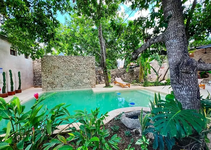 Villa Colonial Oasis With Private Pool,Walk To Main Square Izamal