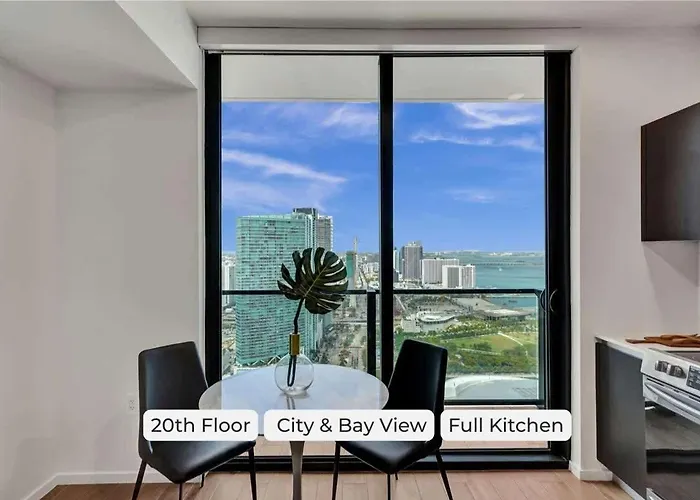 Luxury Studio In Miami Stunning Bay & City Views