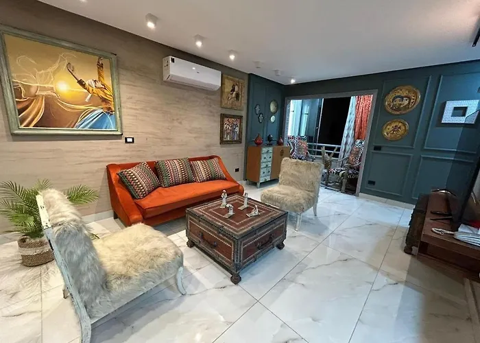 Ferienwohnung 5 Min To Airport 2 King Beds 45 Min Pyramids Kairo