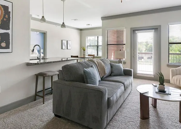 Ferienwohnung Landing Stylish 1Bd Pool Gym Houston
