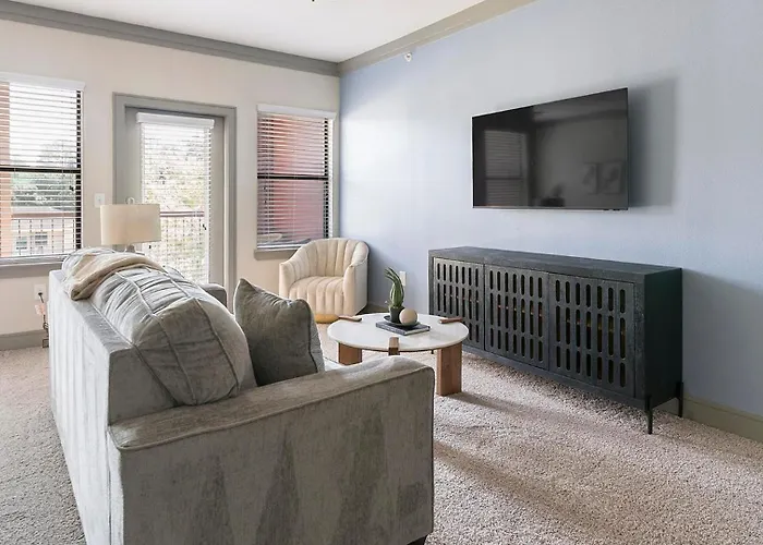 Ferienwohnung Landing Stylish 1Bd Pool Gym Houston