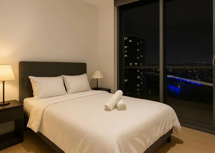 2Br Apt In Queens Wharf - Level 29 Sky Harbour Outlook Brisbane