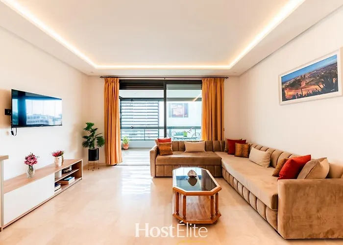 Ferienwohnung Cfc Elegance & Terrace & Fitness & Parking Casablanca