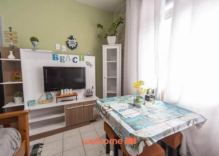 Apartamento Em Sao Vicente A 50M Da Praia