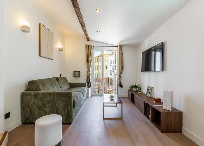 Bright 3 Rooms Apartment Close To Place Massena Nizza