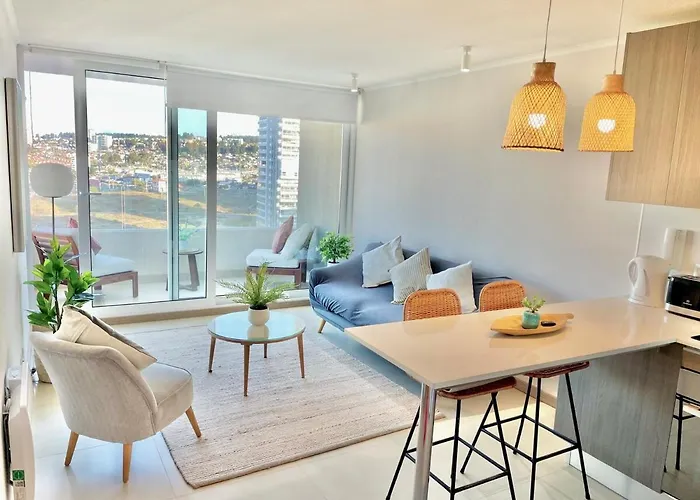 Montemar Concon 2D - Modern Apartment With Wifi