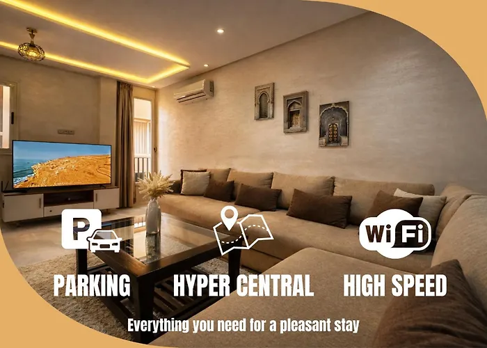 Studio Chic & Haut Standing - Parking Gratuit Marrakesch