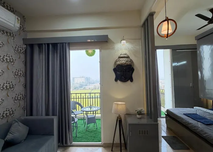Stay Above The City Studio With Dual Balconies Noida