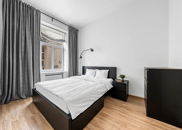 Spacious And Bright Lukiskiu Square Apartment Wilna