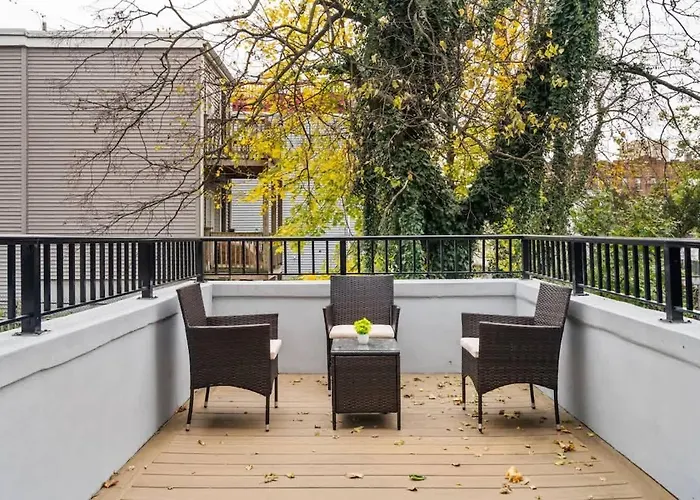 Ferienwohnung 2Br Modern Urban Escape Balcony Sleeps 6 Jersey City
