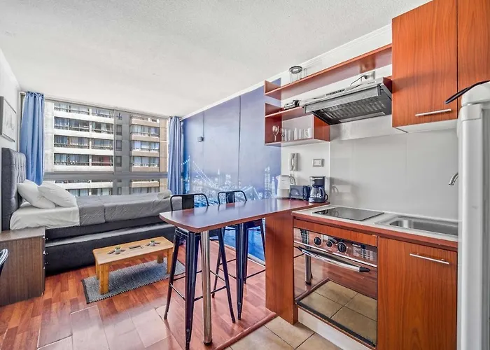 Nova Suite V - 1D 3 People With Wifi And Pool Santiago de Chile