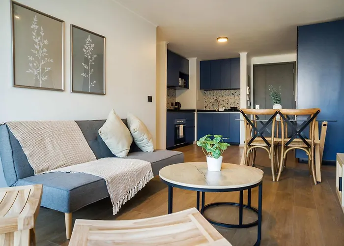 Modern 2Br Flat For 5 In Lively Las Condes Oasis Santiago de Chile
