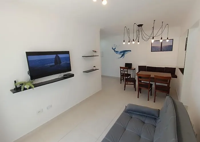 P14B - Varanda Gourmet, 100M Mar Praia Grande 