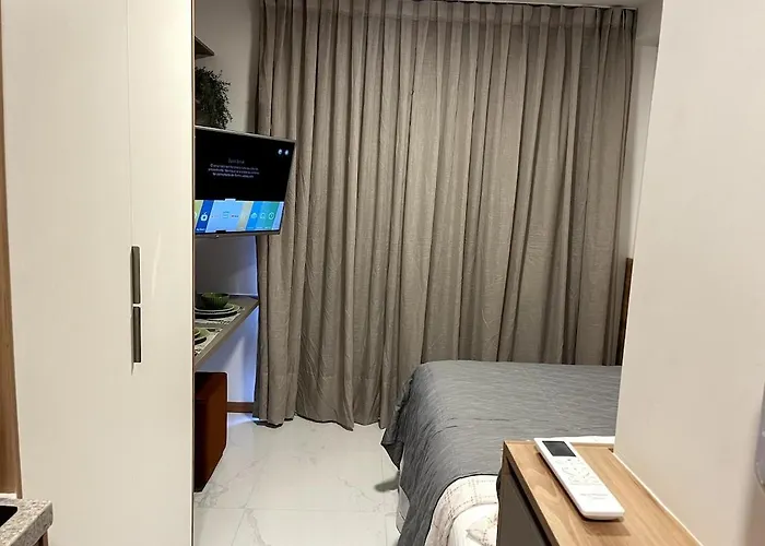 Studio-Vista Mar, Climatizado, Varanda, Tv Smart Salvador da Bahia